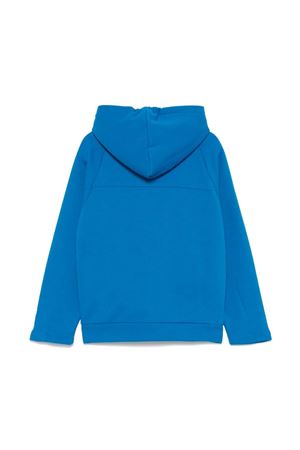 Blue cotton blend hoodie DOUUOD KIDS | DV4P90Z0879664